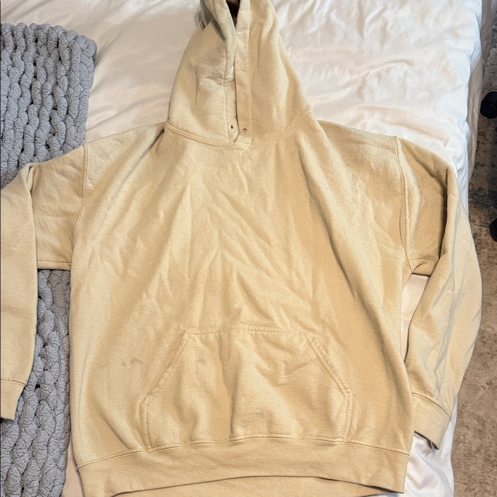 Men's Cream Hoodie